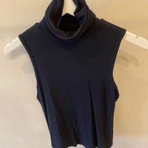 Black Turtleneck Top